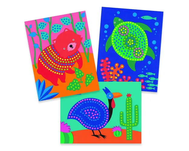 Djeco - Atelier creativ cu buline , Pointillisme