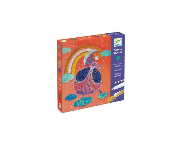 Djeco - Atelier creativ cu margele, Wonderland- taramul zanelor