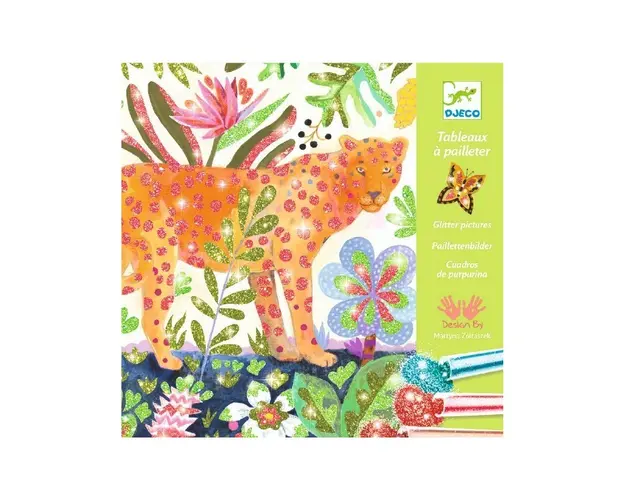 Djeco - Atelier creativ cu sclipici, Tropico