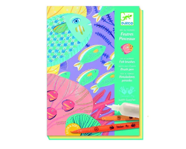 Djeco - Atelier creativ de desenat Sub apa