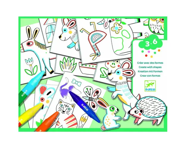 Djeco - Set creativ Animale