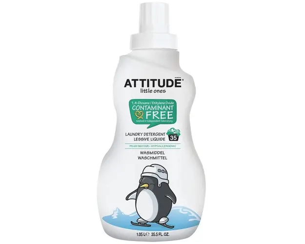 Attitude - Detergent lichid pentru rufele bebelusilor - 35 spalari (nectar de pere)