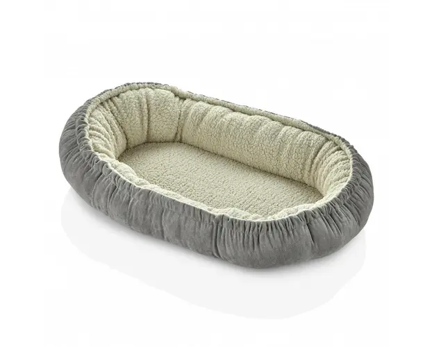 Babynest plusat BabyJem, Between Parents (Culoare: Gri)