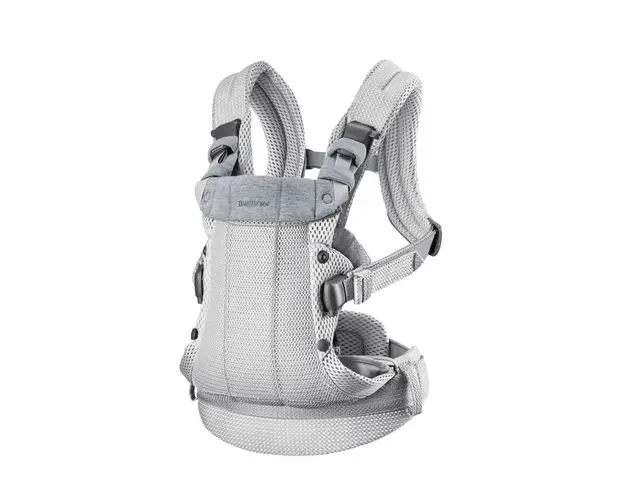 Marsupiu bebe, BabyBjorn, Harmony 3D Mesh, Protectie cap, Editie Limitata, Gri