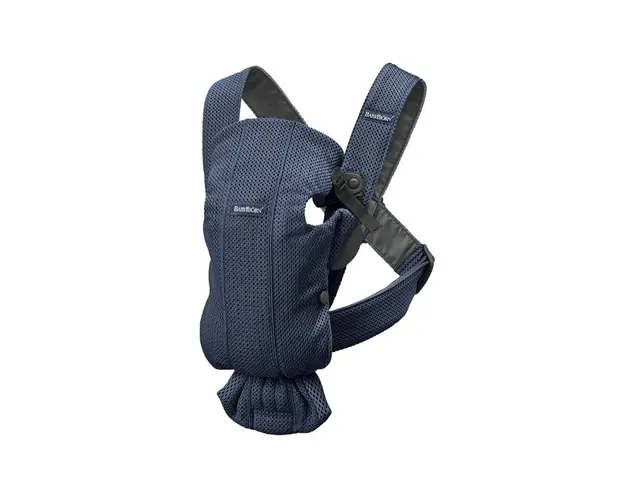 Babybjorn - Marsupiu anatomic cu multiple pozitii de purtare Mini Navy Blue 3D Mesh