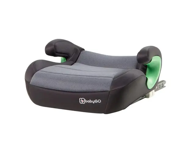 Inaltator auto, BabyGo, Scaun auto booster i-Size Bursa IIIl, 135-150 cm, Grey