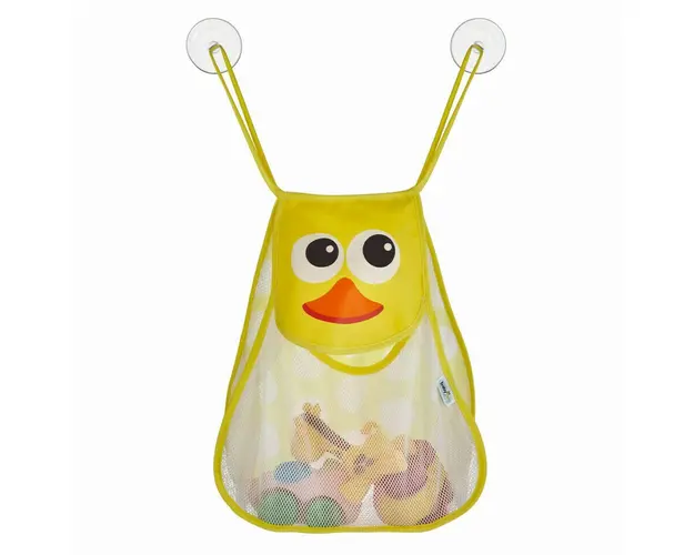 Organizator, BabyJem, Ratusca, Pentru jucariile de baie, 0 luni+, Galben