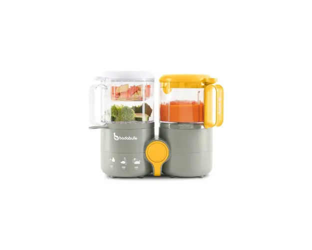 Badabulle - Robot B-Easy , Multifunctional, Galben/Gri