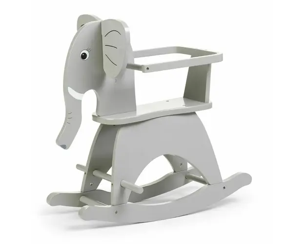 Balansoar din lemn Childhome 65x36x61 cm, Elefant