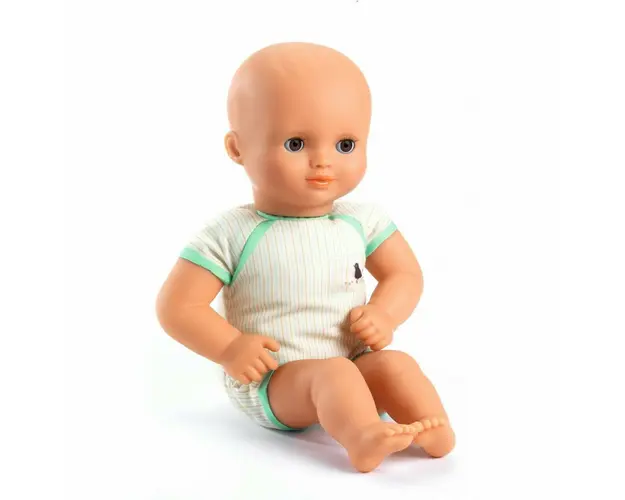 Djeco - Bebelus cu body verde,