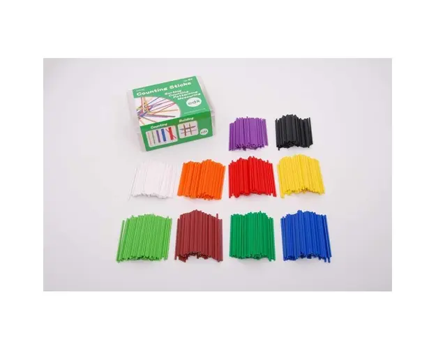 Betisoare pentru numarat Edx Educational in cutie, set de 1000 bucati, multicolor