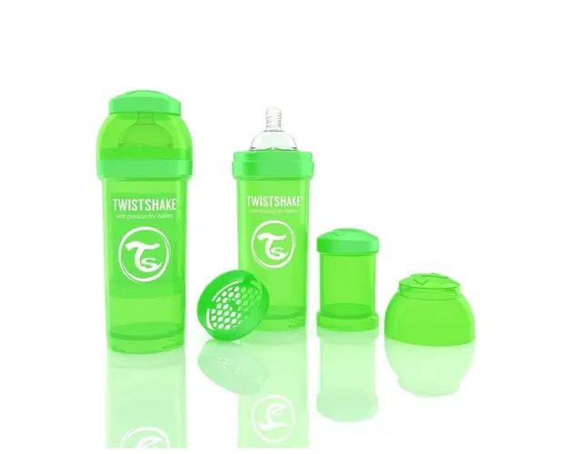 Biberon Twistshake Anti - Colici 260 ml Verde