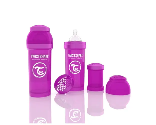 Biberon Twistshake Anti - Colici 260 m Violet