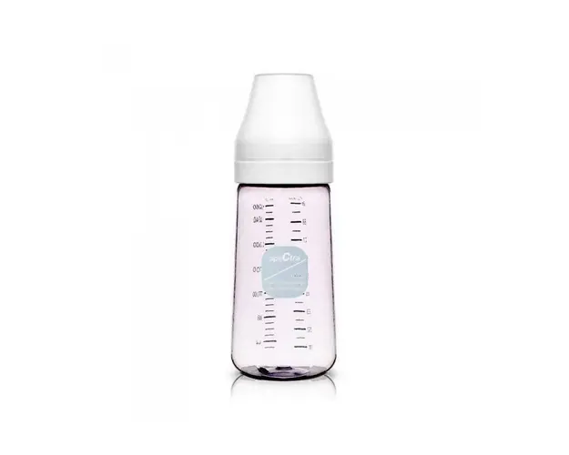 Biberon anticolici premium cu tetina L bleu (260 ml)