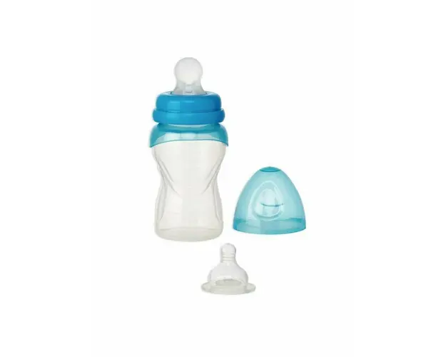 Biberon Special 2 in 1 cu Tetina si Lingurita 250 ML