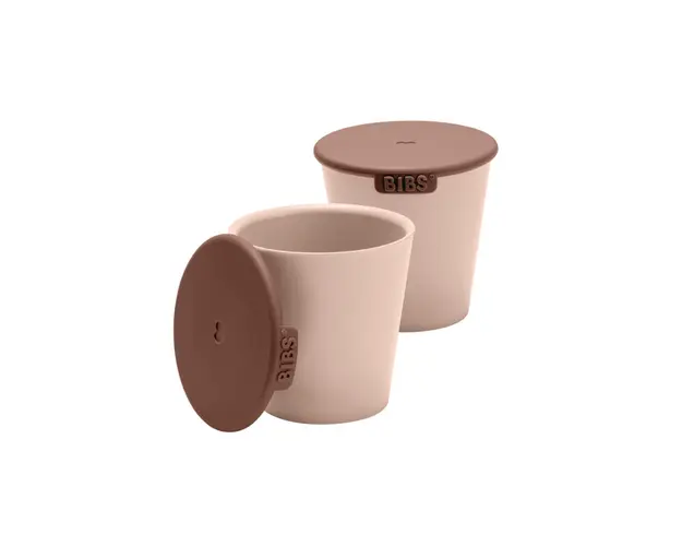 BIBS - Set 2 pahare pentru bebe, Blush