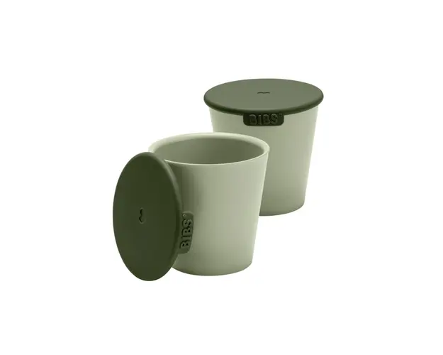 BIBS - Set 2 pahare pentru bebe, Sage