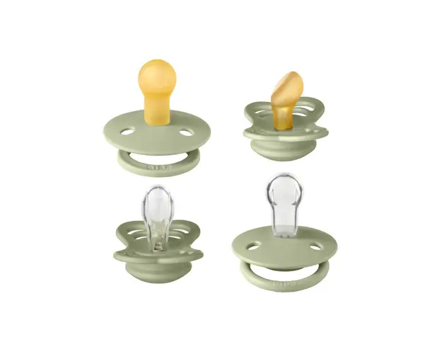 BIBS - Set 4 suzete Try-it collection 0 luni +-Sage