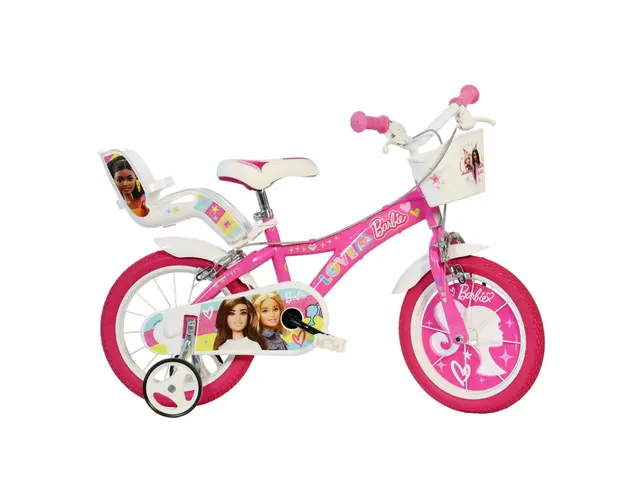 Bicicleta copii 16 - Barbie roz