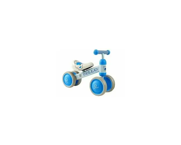 Bicicleta fara pedale, cu roti duble, pentru copii, Blue Bello, LeanToys, 5263