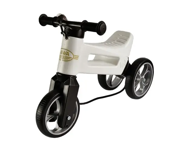 Bicicleta fara pedale Funny Wheels Rider SuperSport 2 in 1 JAWA White