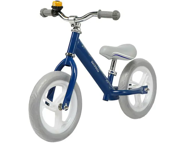 Bicicleta fara pedale Nils, Skiddou, Denim, Bleumarin
