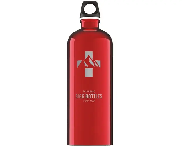 Sigg - Bidon Mountain Red 1000 ml din Aluminiu, Rosu