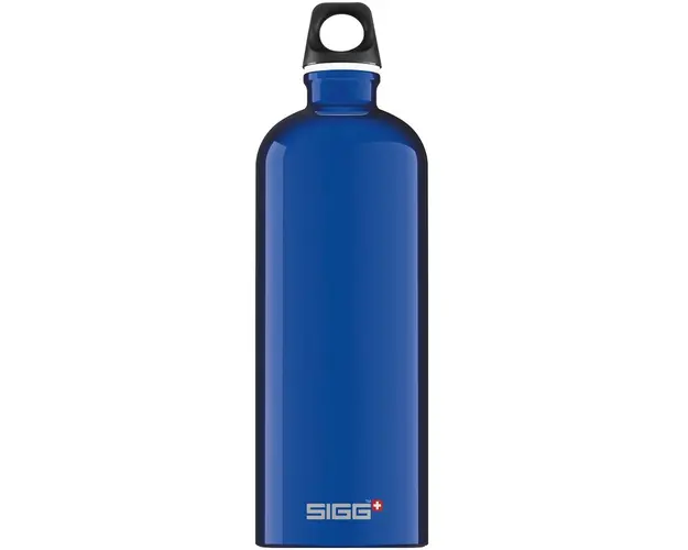Sigg - Bidon Dark 1000 ml Traveller din Aluminiu, Albastru