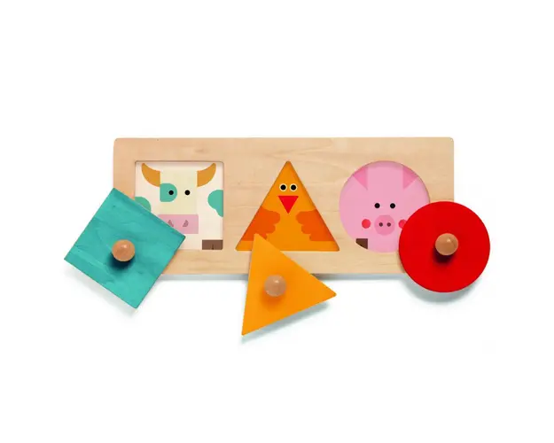 Djeco - Puzzle forme geometrice BigaBasic