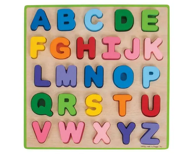Puzzle colorat - alfabet