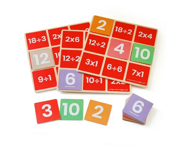 Bingo matematic - Inmultiri si impartiri