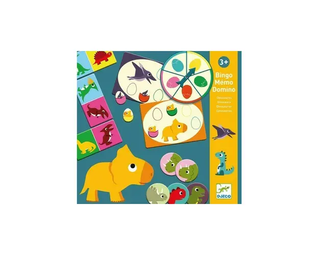 Djeco - Joc de memorie Domino Dino