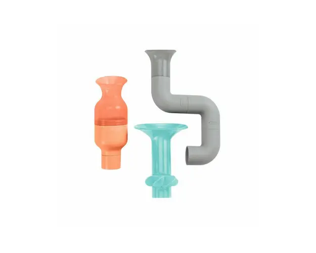 Boon - Boon, Jucarie de baie bebelus, set 3 piese: Tubes, nu contine ftalati