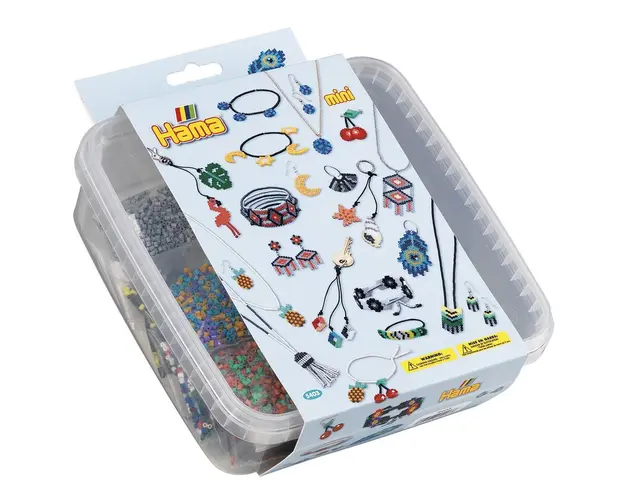 BRATARI - 10500 margele HAMA MINI in cutie de plastic