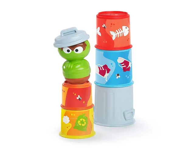 Bright Starts - Jucarie pentru sortat si stivuit Oscar si jucariile sale distractive