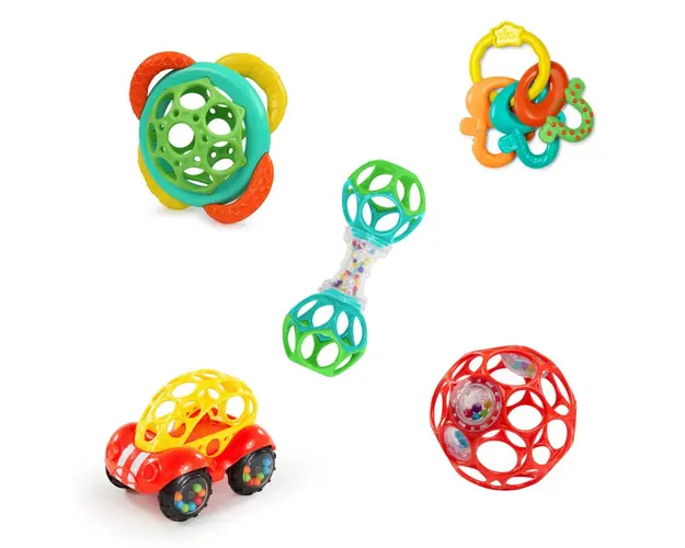 Bright Starts - Set cadou cu 5 jucarii Soothers & Shakers