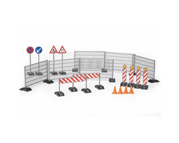 Bruder - Accesorii - Balustrade, Semne Rutiere Si Stalpi