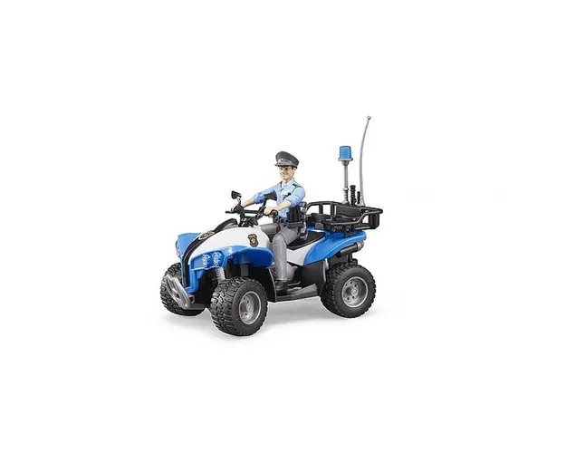 Bruder - Atv De Politie Cu Politist