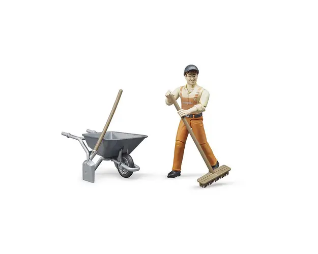 Bruder - Figurina Muncitor Municipal