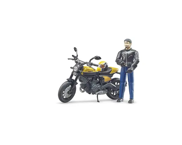 Bruder - Motocicleta Scrambler Ducati Full Throttle Cu Sofer