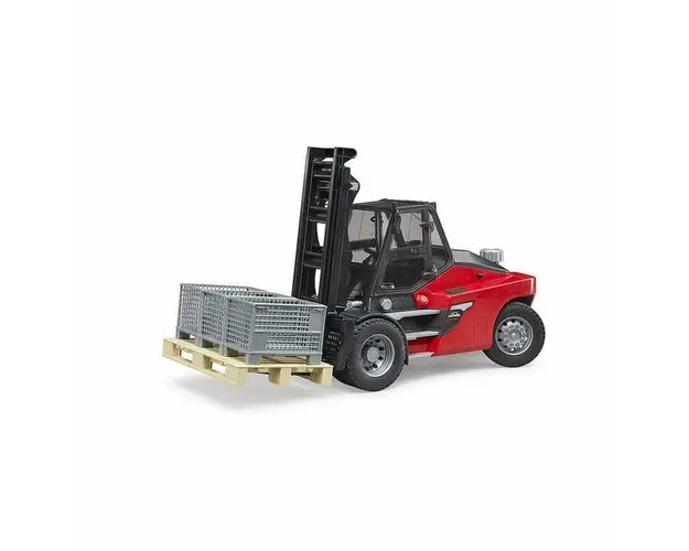 Bruder - Stivuitor Linde Ht160 Cu Palet Si 3 Cutii