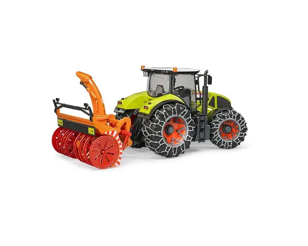 Bruder - Tractor Claas Axion 950 Cu Lanturi Si Freza De Zapada