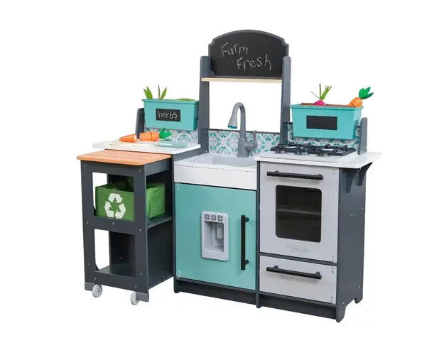 Bucatarie de joaca din lemn Garden Gourmet