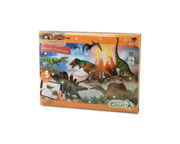 Collecta - Calendar de Craciun cu figurine pictate manual Viata Preistorica