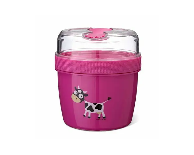 Carl Oscar - Caserola N'Ice Cup L, 0.6 l, compartimentata, cu disc de racire, Mov