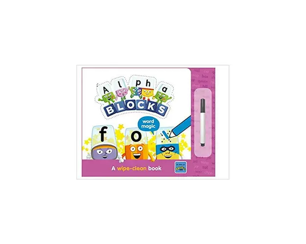 Carticica Scriu si Sterg Alphablocks - Cuvinte magice