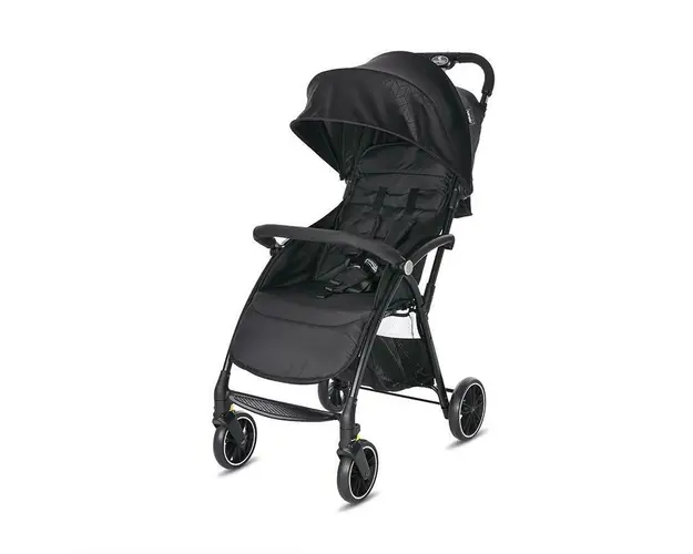 Carucior pentru nou-nascut, Fresh, ultra-light, pana la 22 kg, Black Jasper
