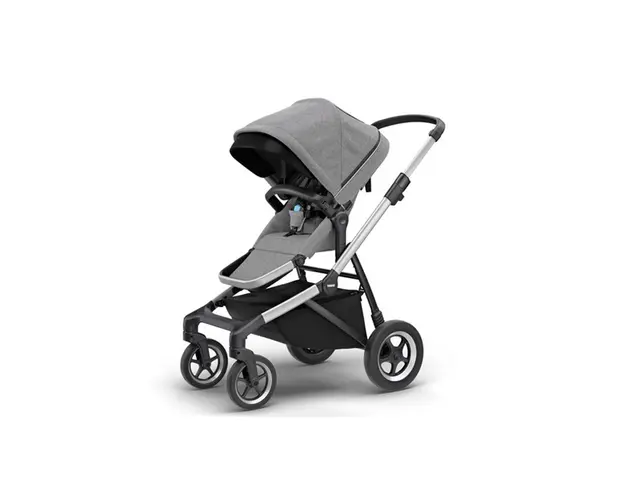 Carucior Thule SLEEK Cadru Gri si Copertina Grey Melange