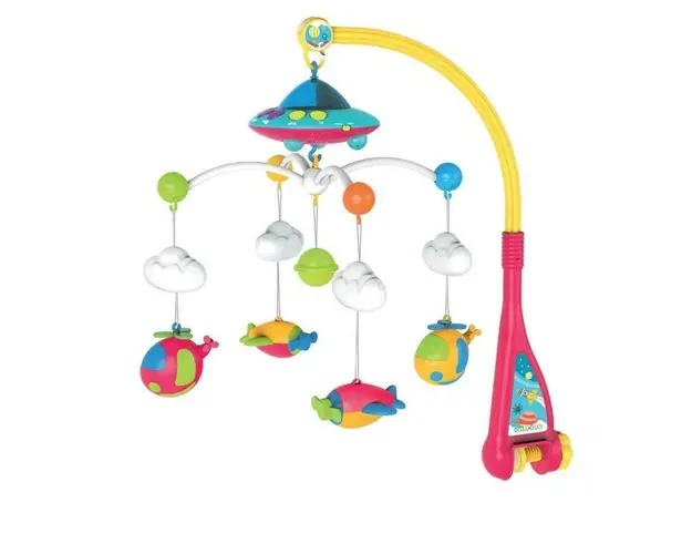 Carusel muzical, Lorelli, Sky, Cu proiector, Cu lumini si sunete, Multicolor