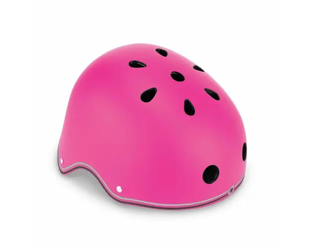Casca protectie Globber Primo, cu lumini, culoare roz